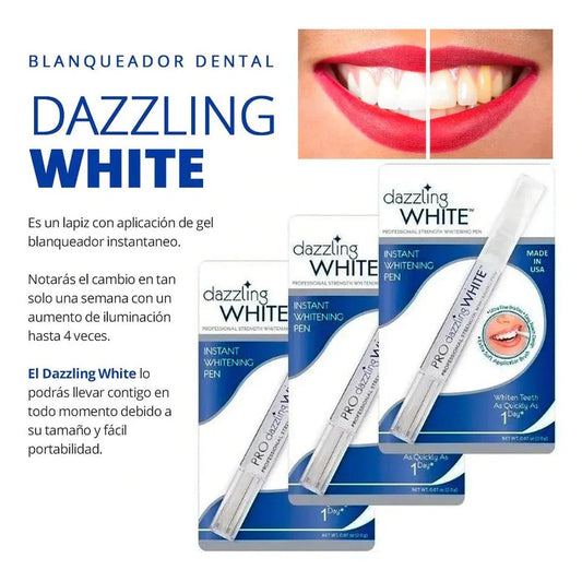 "Lápiz Blanqueador Dental Dazzling White – Sonrisa Brillante en 7 Días"